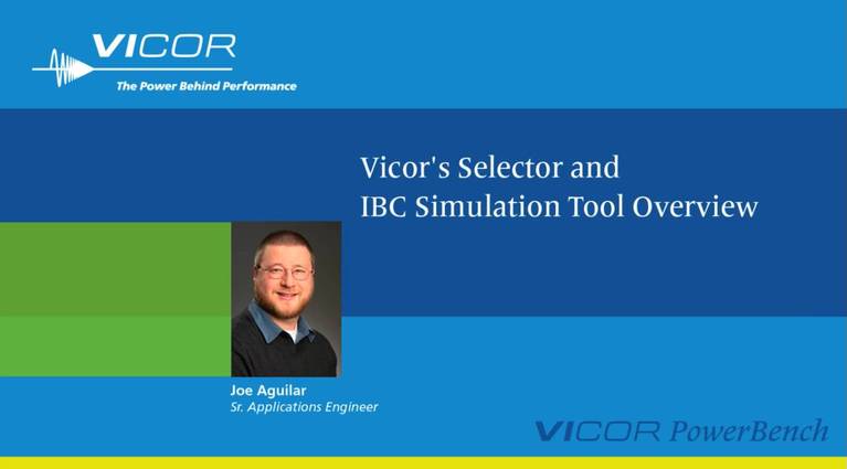 DC-DC Selector and IBC Simulation Tool
