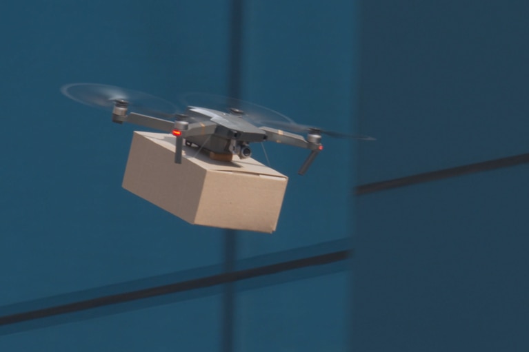Delivery UAV image