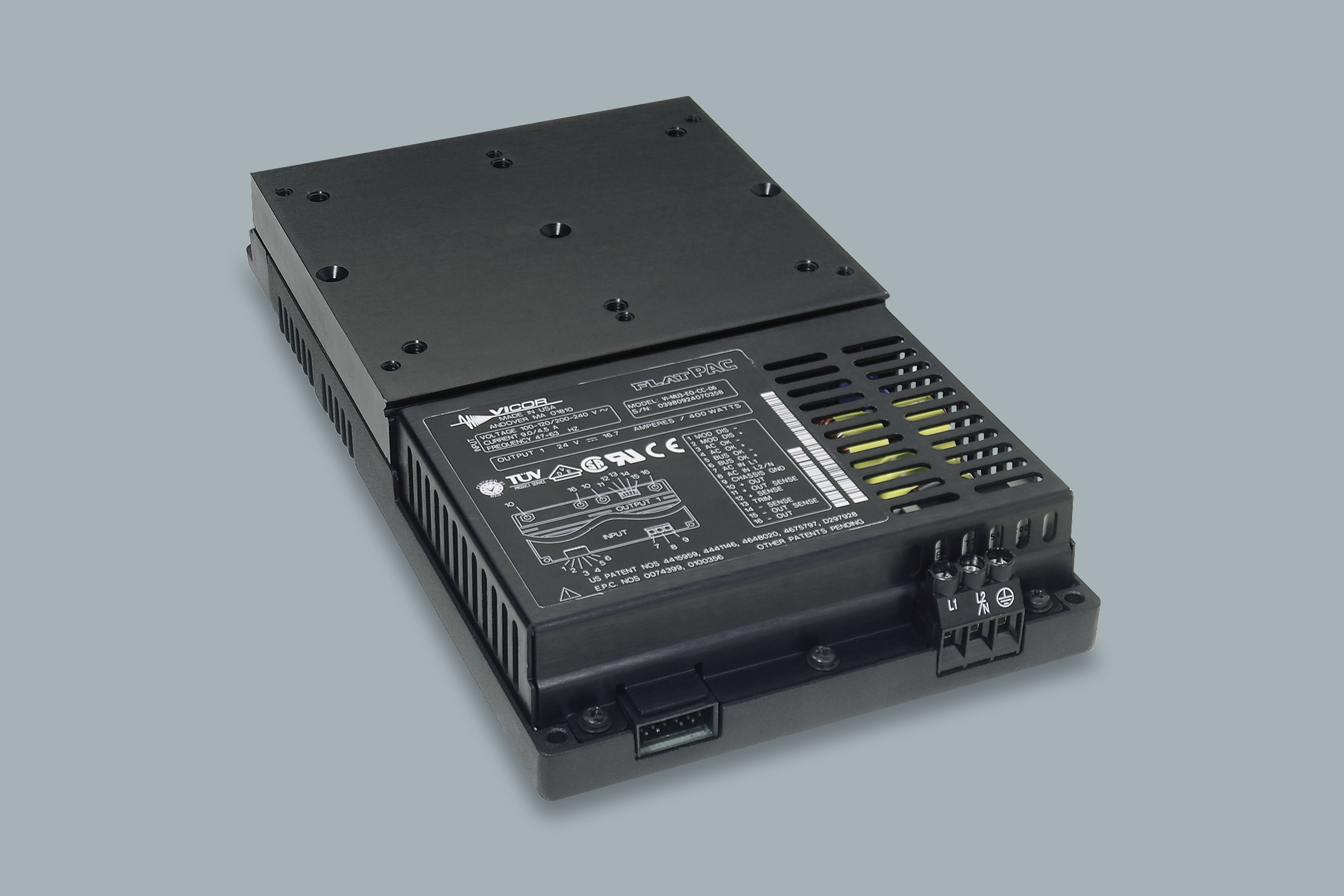 S VICOR FLATPAC DUAL OUTPUT P VE-PU03-EWW-01 5V 24V  4.2  20.0 amps  100watts 