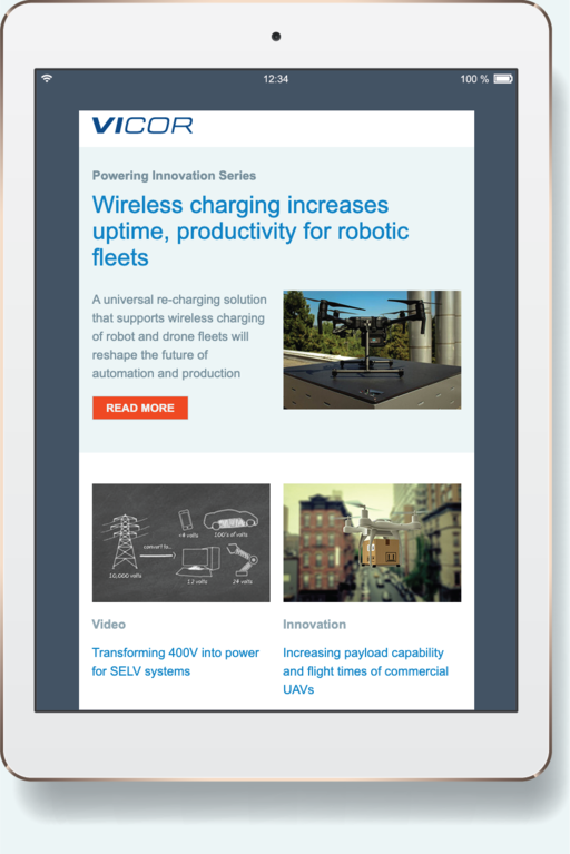 Vicor updates sample