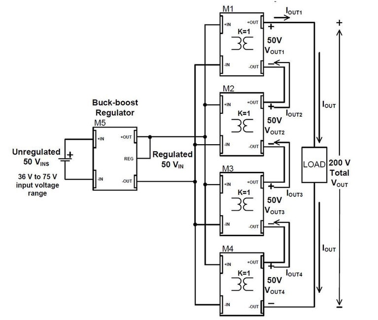 Power Chain Using VTMs in Series