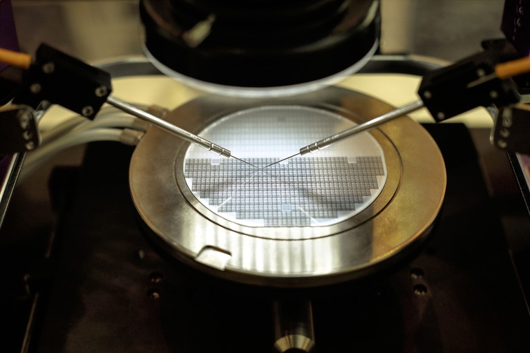 Silicon chip image