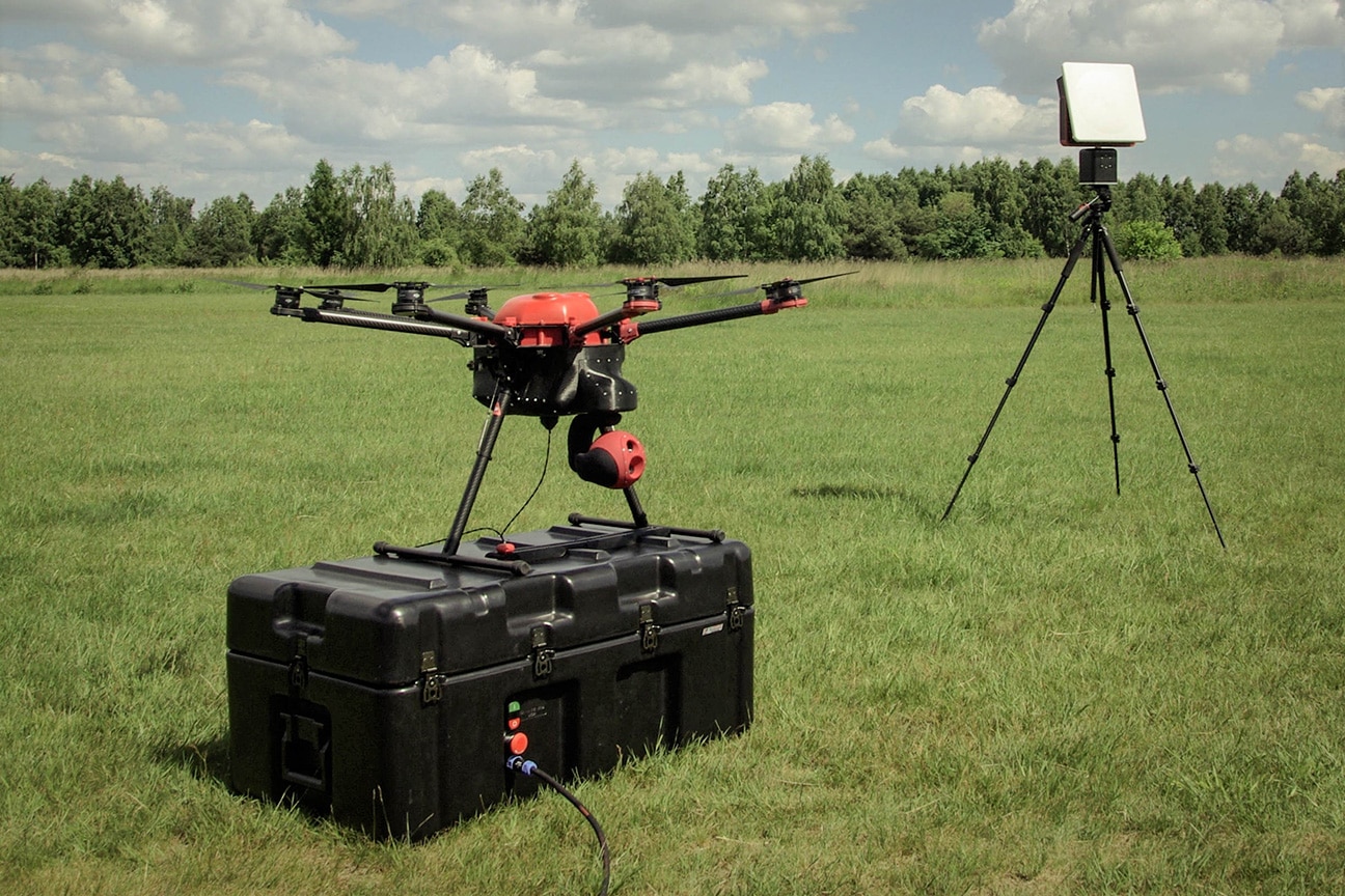 Tethered deals drone system