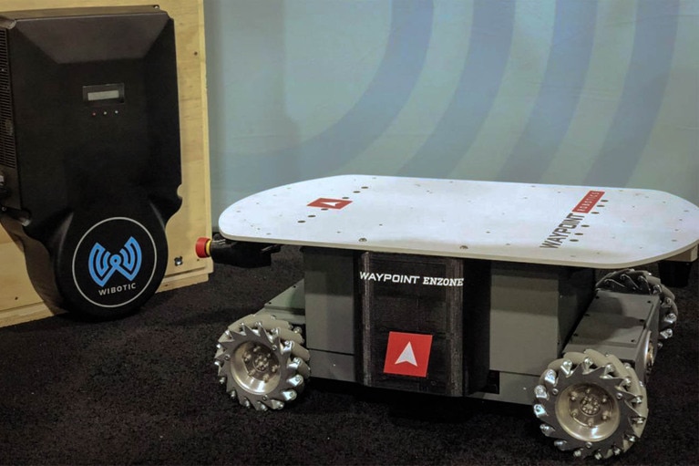 Wibotic wireless charging robot
