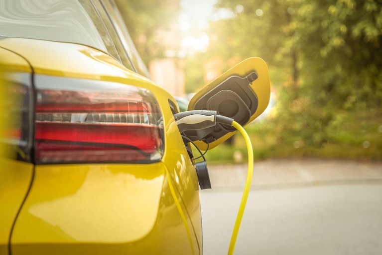 Electric car image