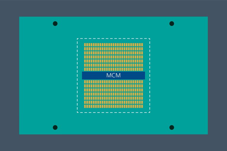 Voltage regulator placed in the processor bypass capacitor array image
