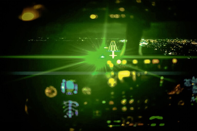 Image example of infrared countermeasures