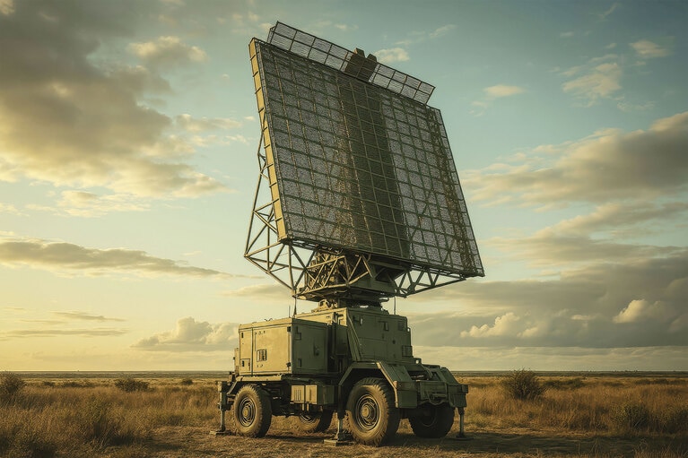 Image of a portable ground radar