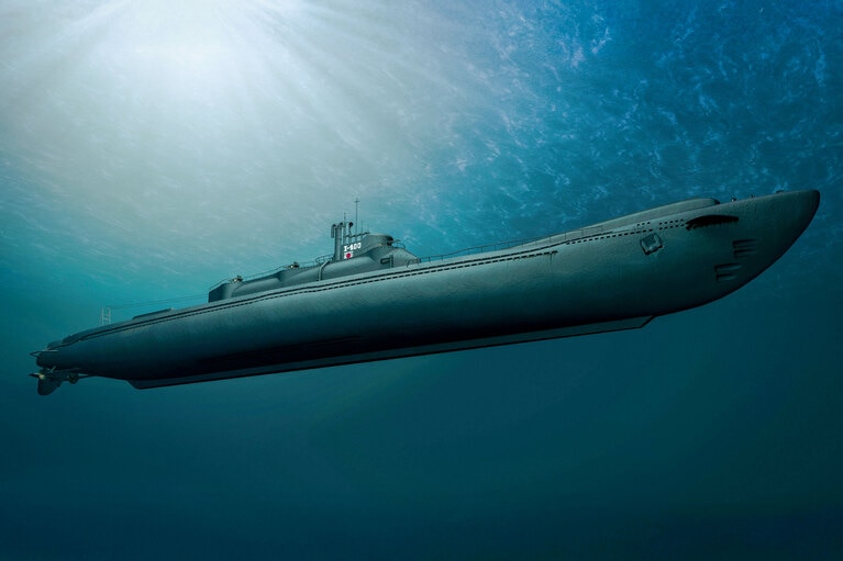 Image of a combat submarine