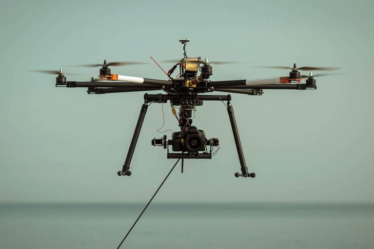 Tethered Inspection UAV