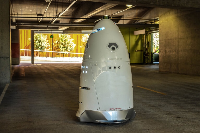 More patrolling, less recharging for security robots case study