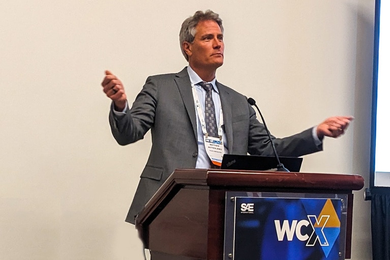 Matt Jenks presenting image